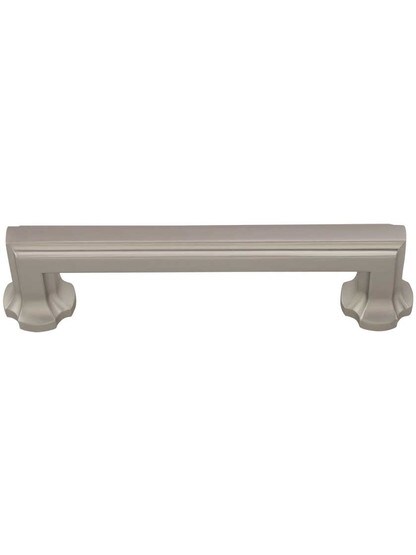 Empire Cabinet Pull - 4 inch Center-to-Center in Satin Nickel.